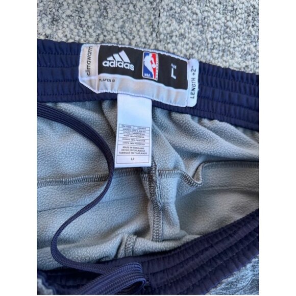 Adidas Gray & Navy NBA Mens Sweatpants Size L Polyester - Picture 11 of 12